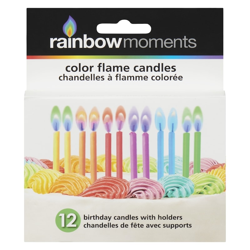 Candles, Coloured Flame