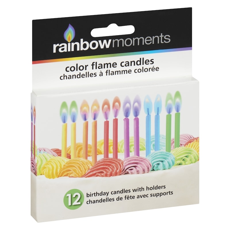 Candles, Coloured Flame