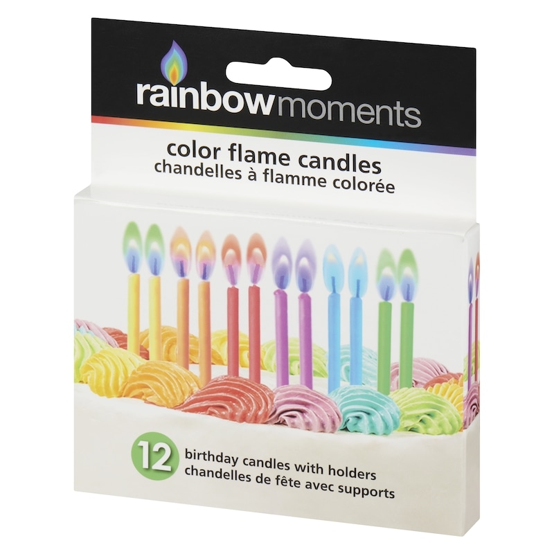 Candles, Coloured Flame