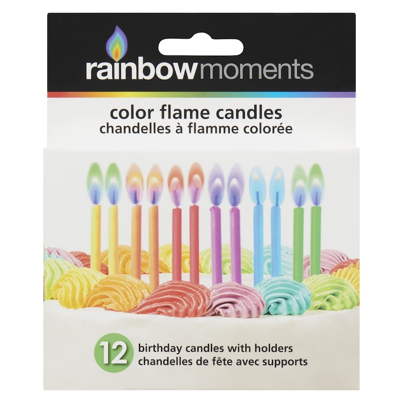 Candles, Coloured Flame