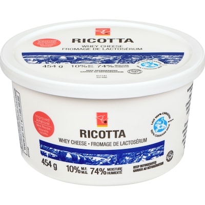 President's Choice Ricotta Cheese 454 g, $1.72/100g