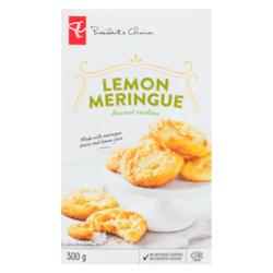 President's Choice Lemon Meringue Dessert Cookies - 300 g | Zehrs