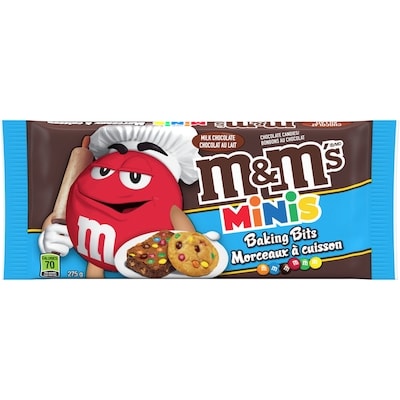 M&M's Minis Milk Chocolate Candies, Baking Bits, Pouch 275 g, $3.09/100g