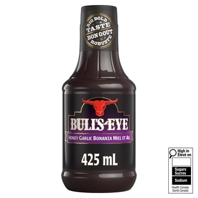 Bull's-Eye Honey Garlic Bonanza BBQ Sauce 425 ml, $1.41/100ml