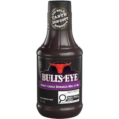 Bull's-Eye Sauce Barbecue Bonanza Miel Et Ail 425 ml, 1,06 $/100ml