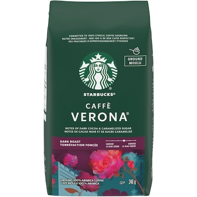 Starbucks Caffè Verona Ground Coffee 340 g, $4.11/100g