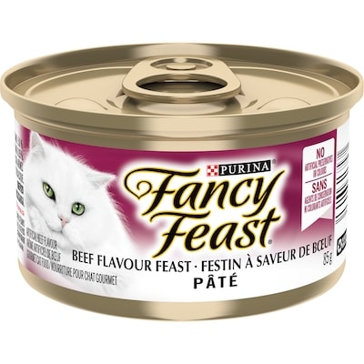 Purina Fancy Feast Paté Festin a Saveur de Boeuf, Nourriture Humide pour Chats 85 g 85 g, 1,18 $/100g