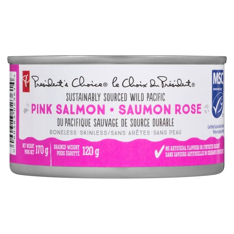 Boneless & Skinless Sustainably Sourced Wild Pacific Pink Salmon