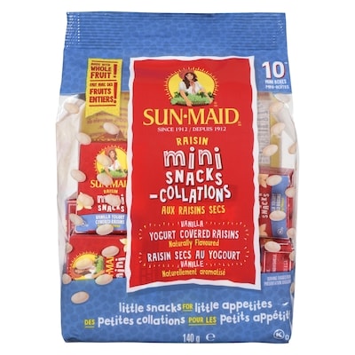 Sunmaid Yogurt Raisins, Vanilla 140 g, $3.21/100g