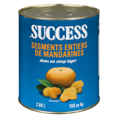 Success Quartiers d’orange et de mandarine 2.84 l, 0,48 $/100ml