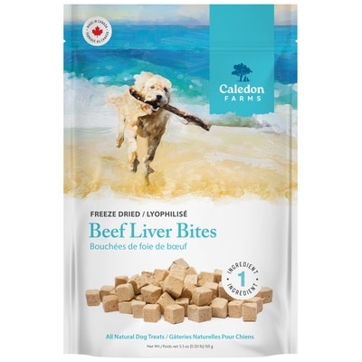 Caledon Farms Beef Liver Bites Freeze Dried 150 g, $7.33/100g