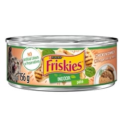 Purina Friskies Indoor Wet Cat Food Chicken Dinner with Garden Greens pâté 156 g, $0.58/100g