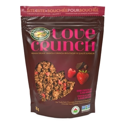 Nature's Path Organic Dark Chocolate & Red Berries Granola 325 g, $2.30/100g