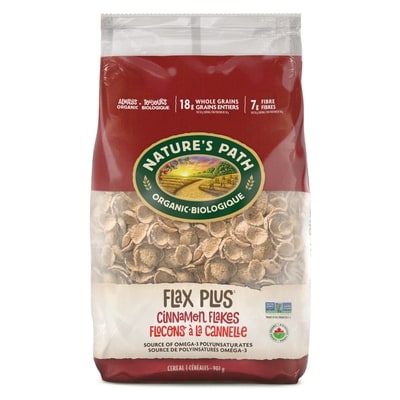Nature’s Path Céréales biologiques Flax Plus Cannelle 907 g, 1,02 $/100g