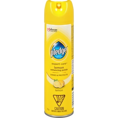 Pledge Lemon Enhancing Polish Spray - Removes Dust & Fingerprints 275 g, $3.27/100g