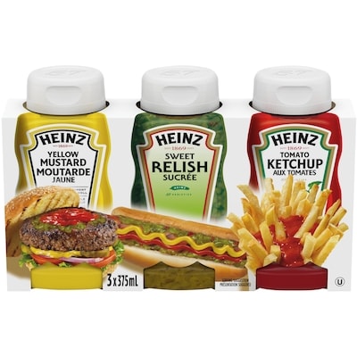 Heinz Ensemble De Condiments 375 ml, 0,51 $/100ml