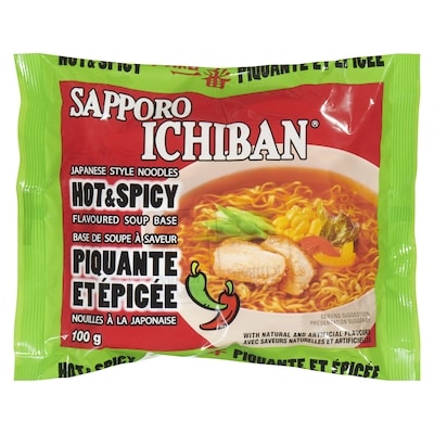 Sapporo Nouilles à la japonaise piquantes et épicées 100 g, 1,29 $/100g