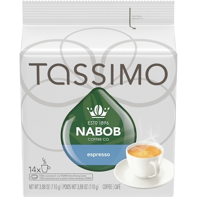 Tassimo Disques individuels T DISC de café espresso Nabob 14 ea, 0,93 $/1ch