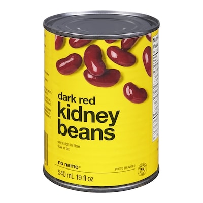 No Name Dark Red Kidney Beans 540 ml, $0.33/100ml