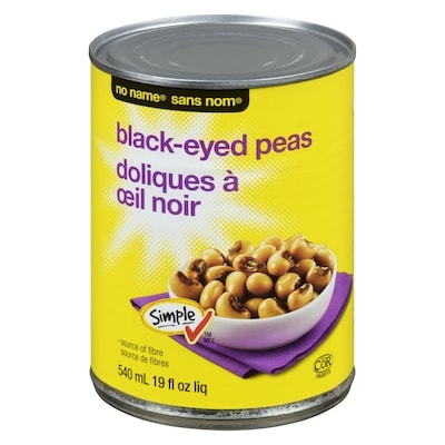 No Name Black-Eyed Peas 540 ml, $0.33/100ml