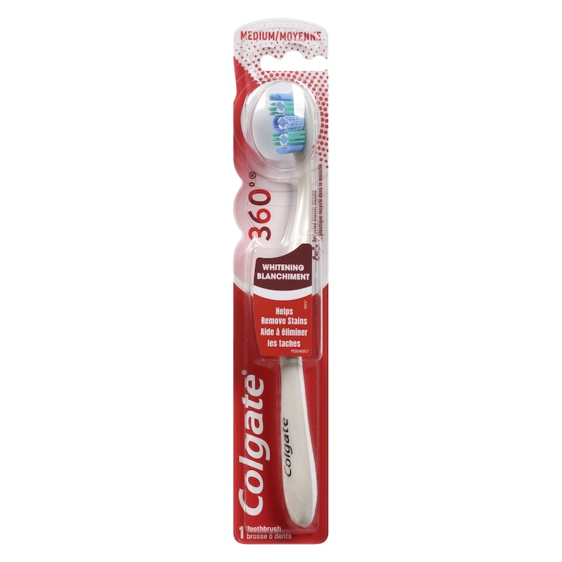 Total 360° Optic White Toothbrush, Medium