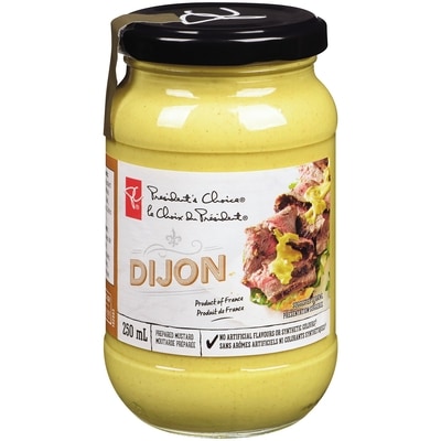 le Choix du Président Moutarde de Dijon 250 ml, 1,20 $/100ml