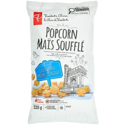 le Choix du Président Maïs soufflé mélange Chicago 220 g, 1,82 $/100g
