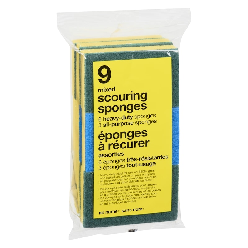 Heavy-Duty & All-Purpose Mixed Scouring Sponges