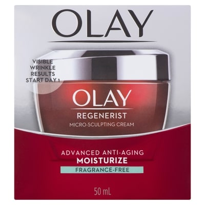 Olay Regenerist Micro-Sculpting Cream Advanced Anti-Aging Fragrance-Free 50 ml, $91.82/100ml