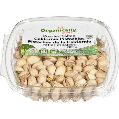 Organically Yours Pistachios, California 200 g, $6.50/100g