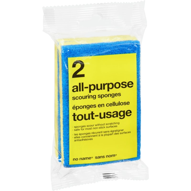 All-Purpose Scouring Sponges, 2-Pack