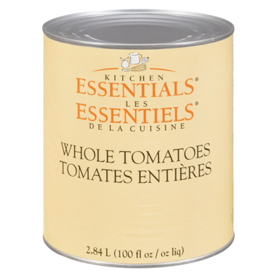 Kitchen Essentials Whole Tomatoes 2.84 l, $0.27/100ml