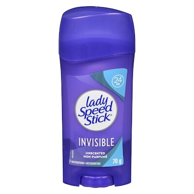 Lady Speedstick Antisudorifique Invisible non parfumé 70 g, 6,41 $/100g