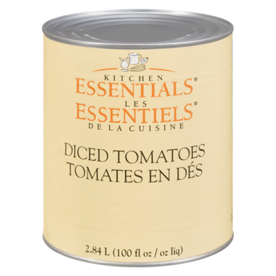 Kitchen Essentials Diced Tomatoes 2.84 l, $0.28/100ml