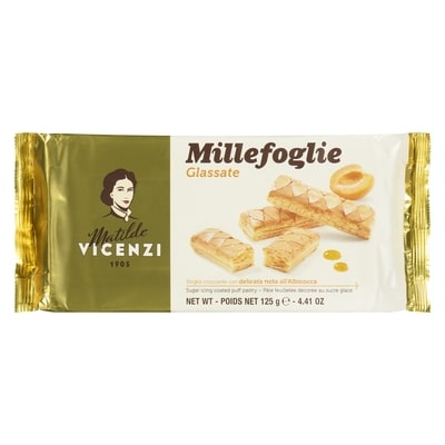 Vicenzi Fine Sugar Icing Coated Puff Pastry  125 g, $3.19/100g