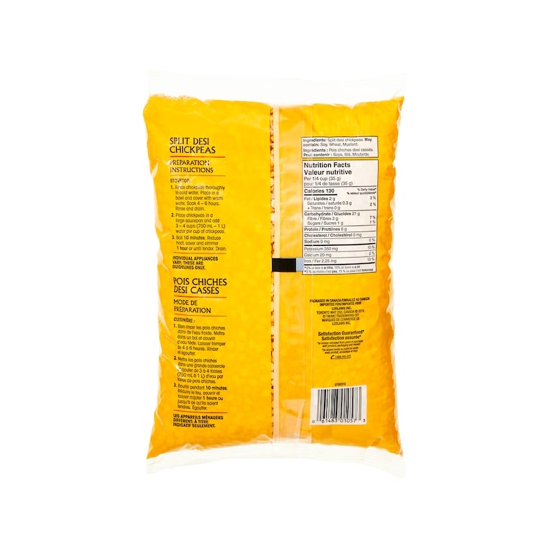 Split Desi Chickpeas