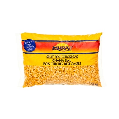 Suraj Pois chiches Desi cassés 1.8 kg, 0,31 $/100g