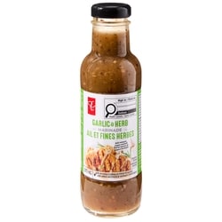 le Choix du Président Marinade, ail et fines herbes 375 ml, 0,80 $/100ml