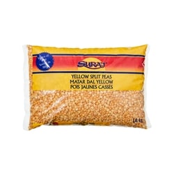 Suraj Pois jaunes cassés 1.8 kg, 0,22 $/100g