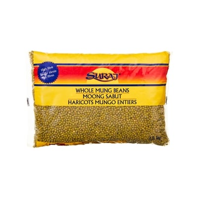 Suraj Haricots Mungo entiers 1.8 kg, 0,35 $/100g