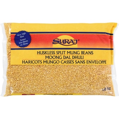 Suraj Husked Split Mung Beans 1.8 kg, $0.33/100g