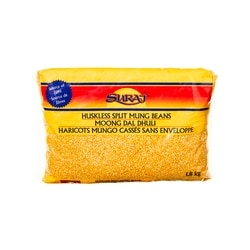 Suraj Huskless Split Mung Beans 1.8 kg, $0.28/100g