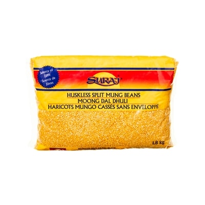 Suraj Huskless Split Mung Beans 1.8 kg, $0.33/100g