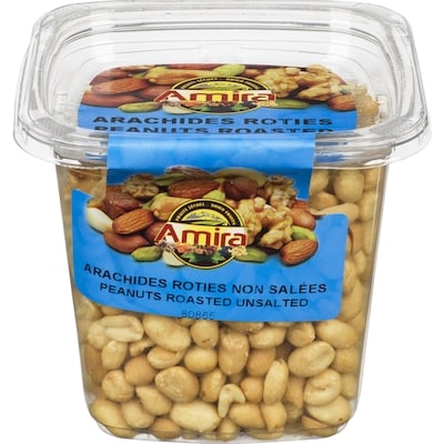Amira Arachides, blanchies et rôties, non salées 400 g, 0,88 $/100g