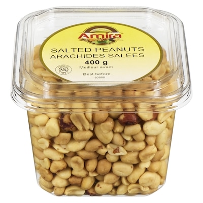 Amira Peanuts, Blanched Roasted Salted 400 g, $0.88/100g