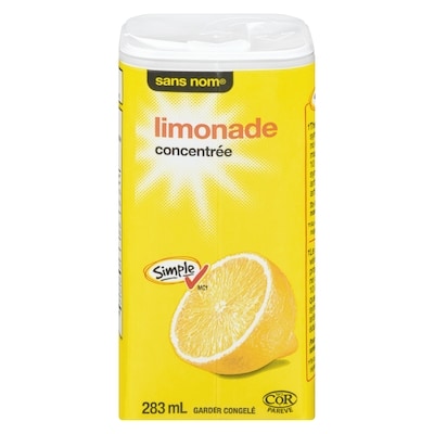 Sans Nom Limonade concentrée 283 ml, 0,71 $/100ml