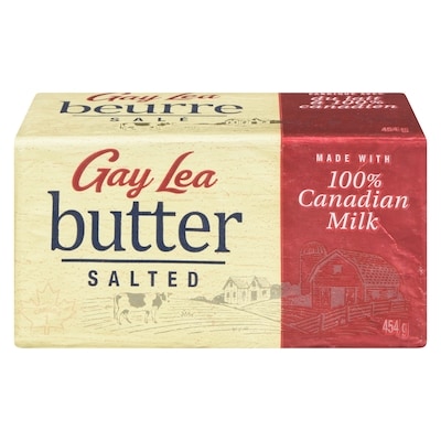 Gay Lea Salted Butter 454 g, $1.83/100g