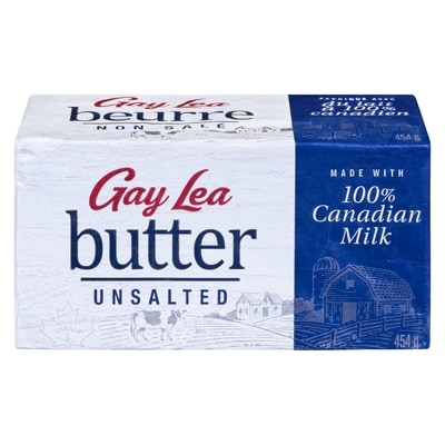 Gay Lea Unsalted Butter 454 g, $1.83/100g