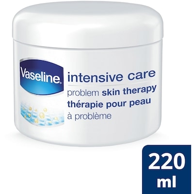 Vaseline Body Cream moisturizer for dry skin Problem Skin Therapy 220 ml, $3.81/100ml