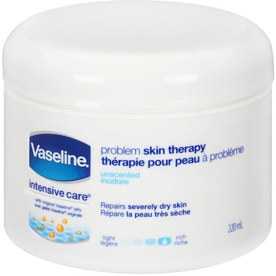 Vaseline Crème pour le Corps pour peau sèche Thérapie pour Peau à Problème 220 ml, 3,59 $/100ml